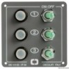 Electrical panel with 3 resettable switches - N°1 - comptoirnautique.com