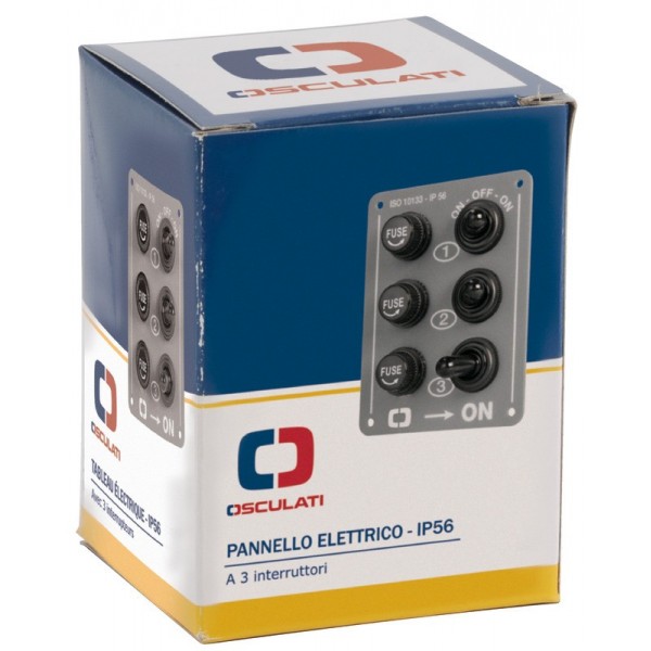 Pannello elettrico con 3 interruttori - N°2 - comptoirnautique.com
