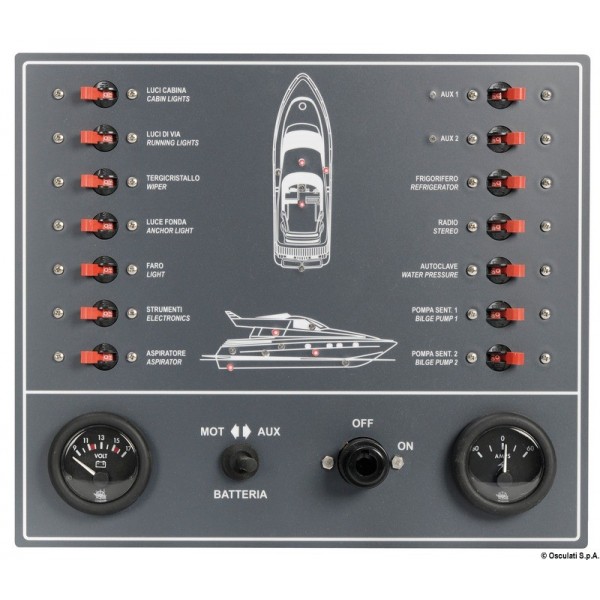 Schalttafel magn/therm.schalter Motor - N°1 - comptoirnautique.com 