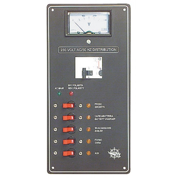 Tableau p. courant alterné 220 V  - N°1 - comptoirnautique.com