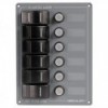 Quadro verticale in alluminio 6 interruttori - N°1 - comptoirnautique.com
