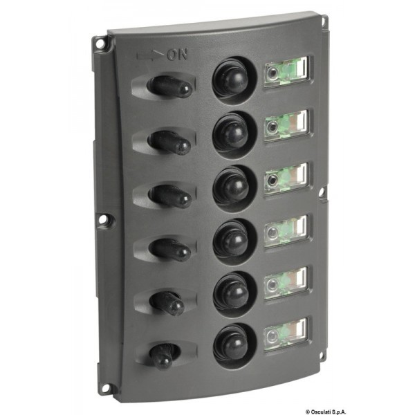 Tableau électrique fusibles automatique double LED  - N°1 - comptoirnautique.com 