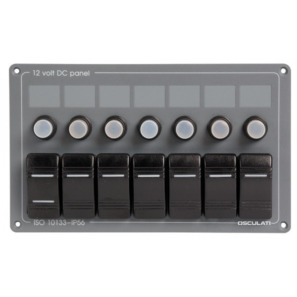 Quadro orizzontale con 7 interruttori - N°1 - comptoirnautique.com