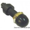 Bouton étanche en laiton noir  - N°1 - comptoirnautique.com