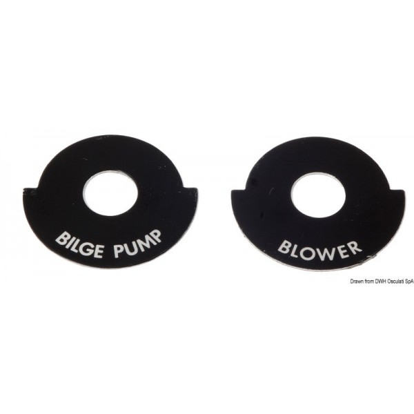 Aluminium-Etikett Water pump - N°2 - comptoirnautique.com