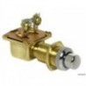 Chrome-plated brass waterproof knob 15 x 25 mm