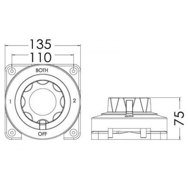 Interruttore/accoppiatore per batteria selettiva - N°2 - comptoirnautique.com