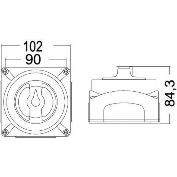 Interruttore/accoppiatore Selecta New MKllI - N°3 - comptoirnautique.com