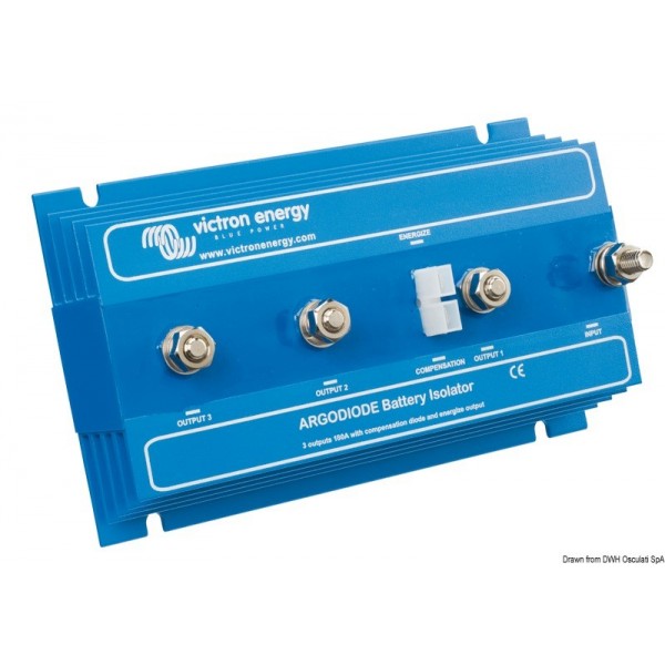 Distributore di carica Victron Argodiode 3 x 140 A - N°1 - comptoirnautique.com
