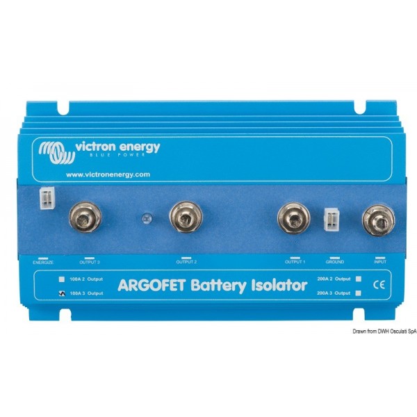 Distributore di carica Victron Argofet 2 x 100 A - N°1 - comptoirnautique.com
