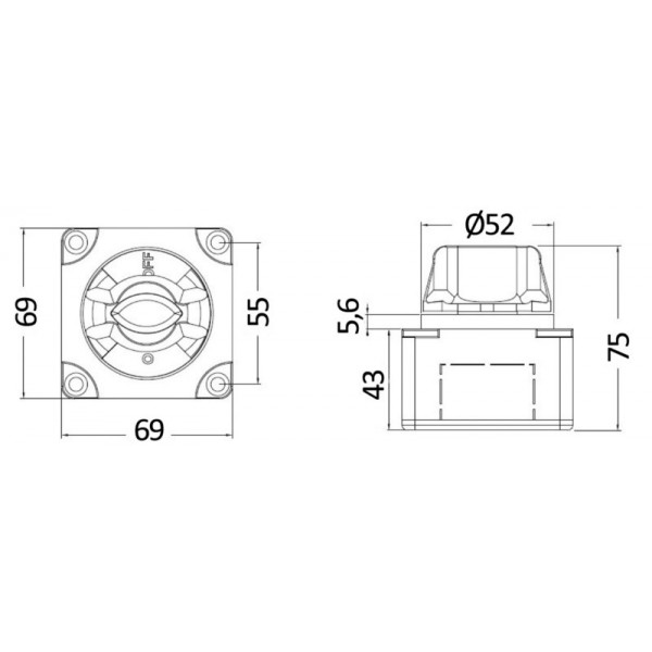 Deviatore di batteria 300A OFF-1-BOTH-2  - N°2 - comptoirnautique.com