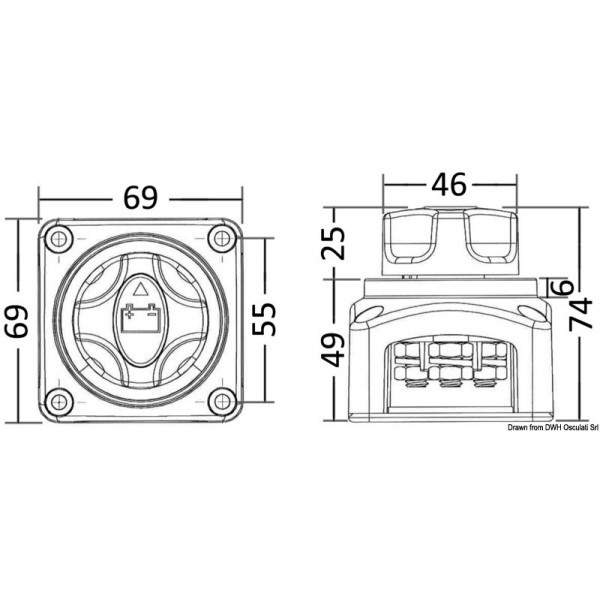 Batterieschutzschalter mit abnehmbarem Schlüssel - N°3 - comptoirnautique.com