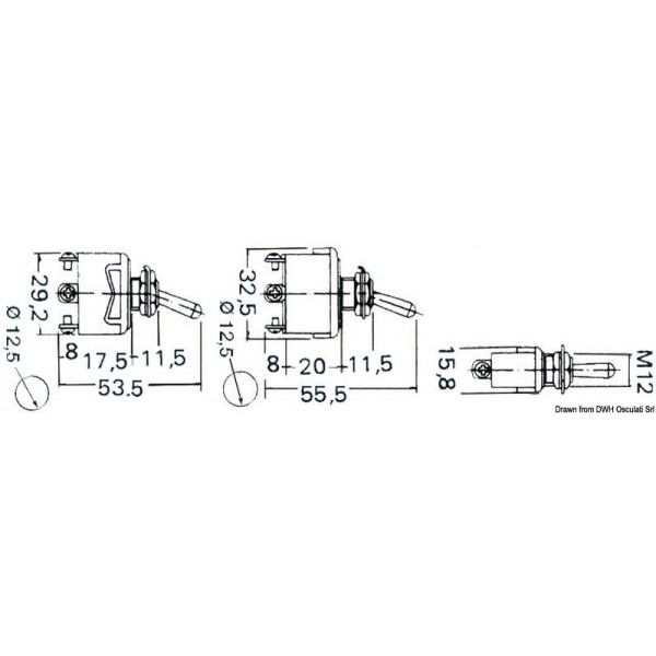 3-pole ON-OFF lever switch - N°2 - comptoirnautique.com 