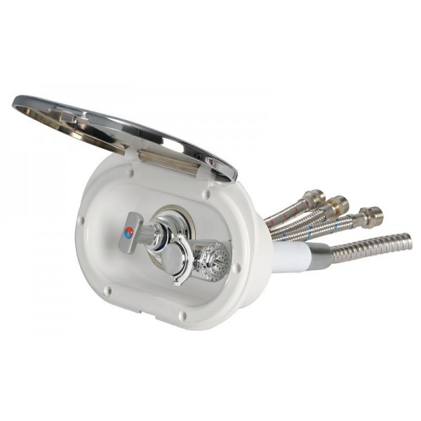 2,50 m di tubo flessibile in acciaio inox per doccia - N°1 - comptoirnautique.com