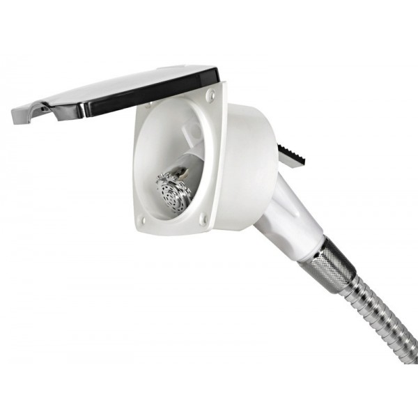 Cabina doccia New Edge cromo Tubo flessibile in acciaio inox da 4 m - N°1 - comptoirnautique.com