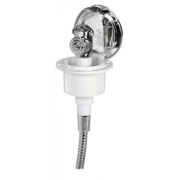 Cabina doccia Classic Evo cromo Tubo flessibile in acciaio inox da 4 m Montaggio in superficie - N°1 - comptoirnautique.com