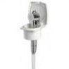 Coffret douche blanc New Edge tuyau PVC 2,5 m 