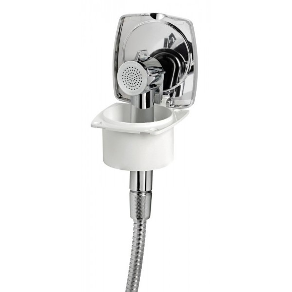 Cabina doccia New Edge cromo Tubo flessibile in acciaio inox da 2,5 m - N°1 - comptoirnautique.com