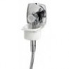 Cabina doccia New Edge cromo Tubo flessibile in acciaio inox da 4 m