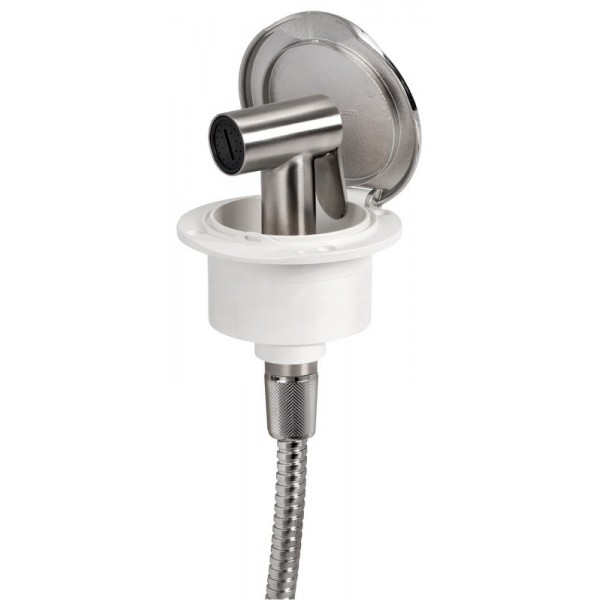 Classic Evo stainless steel bridge shower Tiger stainless steel hose 2.5m - N°1 - comptoirnautique.com