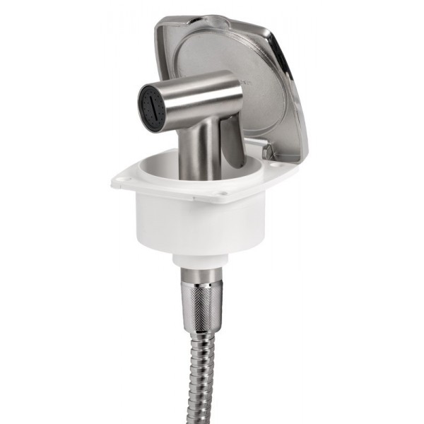 New Edge doccia a ponte in acciaio inox Tubo flessibile in acciaio inox Tiger 2,5 m - N°1 - comptoirnautique.com