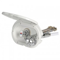 Cabina doccia bianca Tubo...