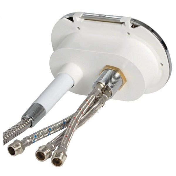 Set doccia bianco 4 m di tubo in nylon - N°1 - comptoirnautique.com