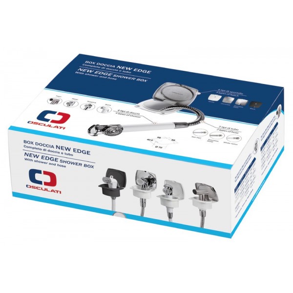 Douche New Edge chromée tuyau PVC 2,5 m Emballage BULK 10 pcs. - N°3 - comptoirnautique.com