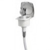 New Edge tubo flessibile in PVC per doccia in acciaio inox da 4 m