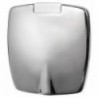 New Edge tubo flessibile in nylon bianco per doccia in acciaio inox da 4 m