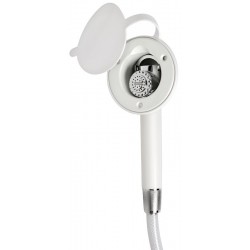 Button shower white finish...