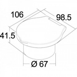 Cabina de duche branca...