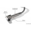 Stainless steel lever shower - N°2 - comptoirnautique.com