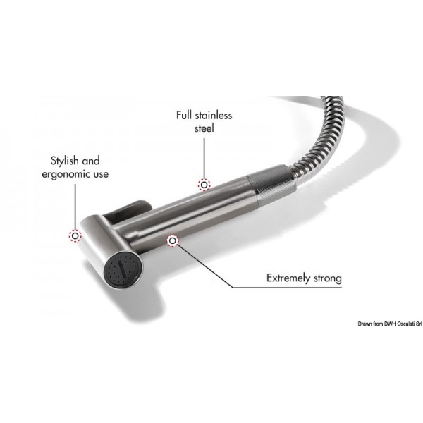 Doccia a leva in acciaio inox - N°3 - comptoirnautique.com