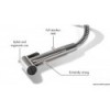 Stainless steel lever shower - N°3 - comptoirnautique.com