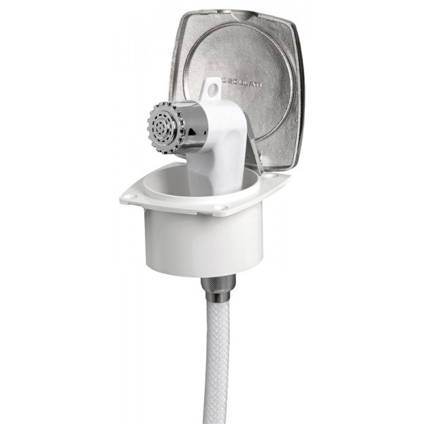 New Edge box doccia in acciaio inox Tubo flessibile in PVC da 4 m - N°1 - comptoirnautique.com