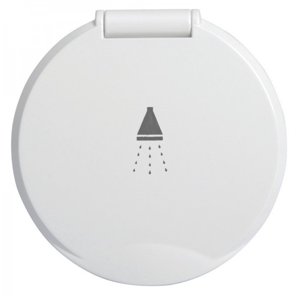 Boîtier douche blanc Classic Evo tuyau PVC 2,5 mm Montage à plat - N°5 - comptoirnautique.com