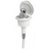 Cabina doccia bianca Classic Evo Tubo flessibile in PVC da 4 mm Montaggio in piano