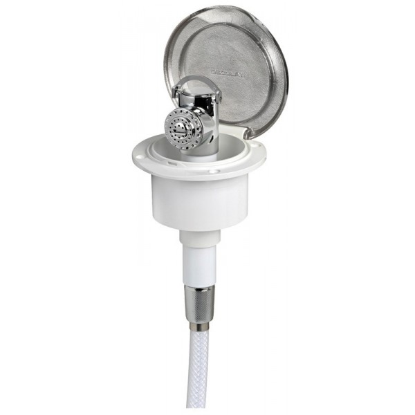 Tubo flessibile Classic Evo in acciaio inox per doccia in PVC da 2,5 m - N°1 - comptoirnautique.com