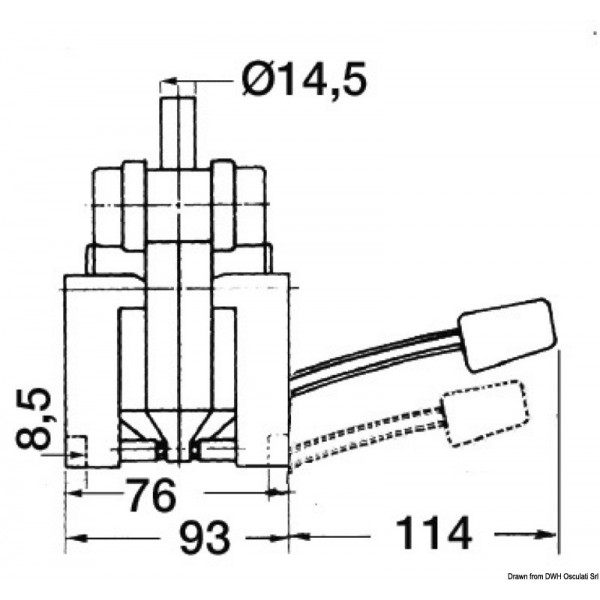 Bomba de lavabo de pedal de doble efecto - N°2 - comptoirnautique.com