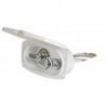 Mampara de ducha New Edge flexo PVC blanco 4 m Salida de ducha trasera
