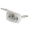 Mampara de ducha New Edge flexo PVC blanco 4 m Salida de ducha trasera - N°1 - comptoirnautique.com