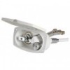 Cabina doccia New Edge tubo in PVC bianco 4 m Uscita doccia incrociata - N°1 - comptoirnautique.com