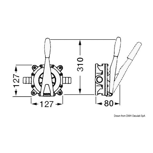 Bilge pump Whale Gusher Urchin fixed  - N°2 - comptoirnautique.com