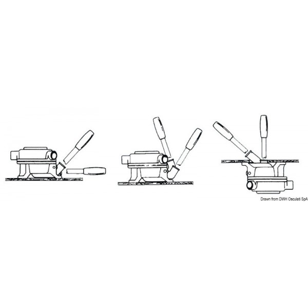 Pump Whale MKV bulkhead 75 l/min Behind bulkhead - N°5 - comptoirnautique.com