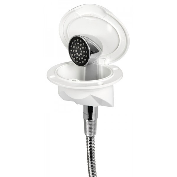 Doccia a ponte Nuvola Keji tubo in acciaio inox 2,5 m - N°1 - comptoirnautique.com