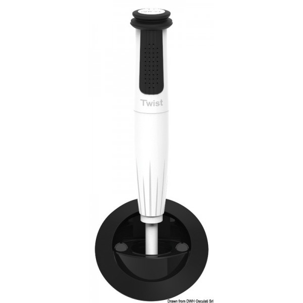 Doccia Whale Twist acqua fredda, destra, nero  - N°1 - comptoirnautique.com
