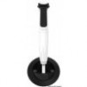 Doccia Whale Twist acqua fredda, destra, nero 