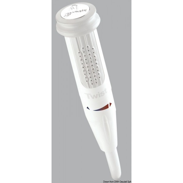 Doccia Whale Twist acqua calda/fredda, destra, grigio  - N°1 - comptoirnautique.com