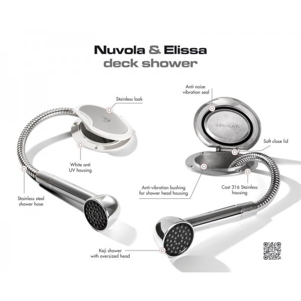 Duschbox Elissa Dusche Keji PVC-Schlauch 2,5 m - N°8 - comptoirnautique.com
